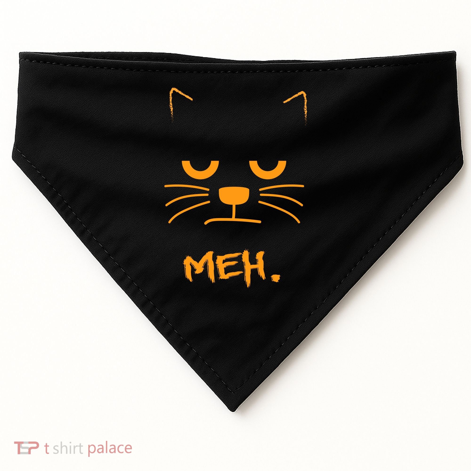 Meh. Angry Cat USA-Made Doggie Bandana