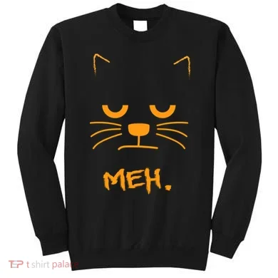 Meh. Angry Cat Sweatshirt