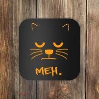 Meh. Angry Cat Coaster thumb 0