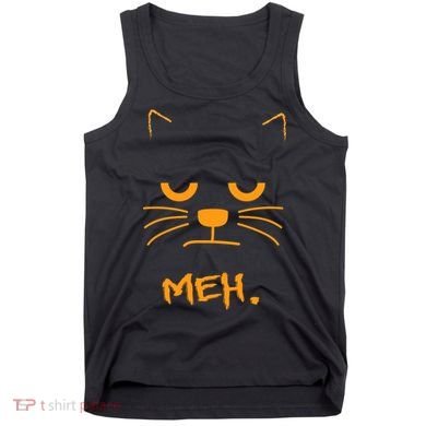 Meh. Angry Cat Tank Top