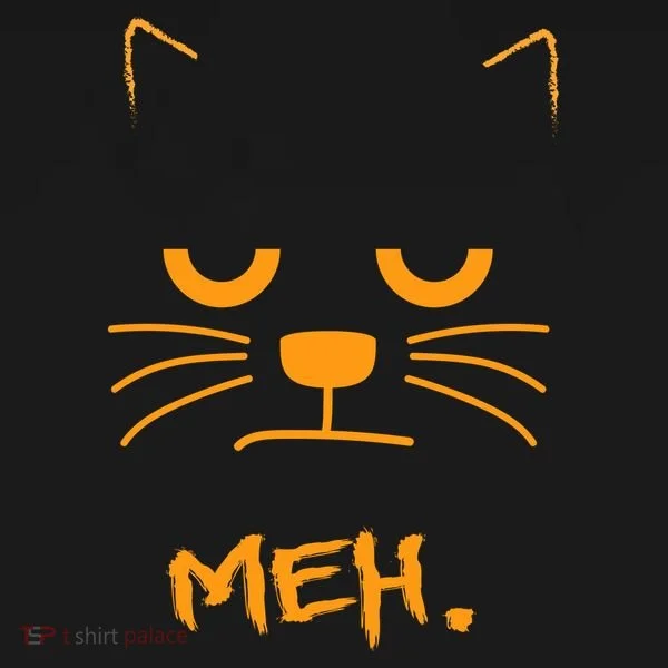 Meh. Angry Cat Women's T-Shirt