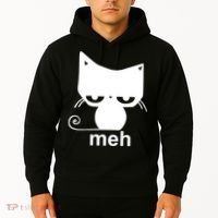 Meh Cat Funny Meme Hoodie thumb 2