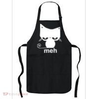 Meh Cat Funny Meme Apron thumb 0