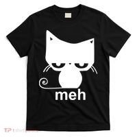 Meh Cat Funny Meme T-Shirt thumb 0