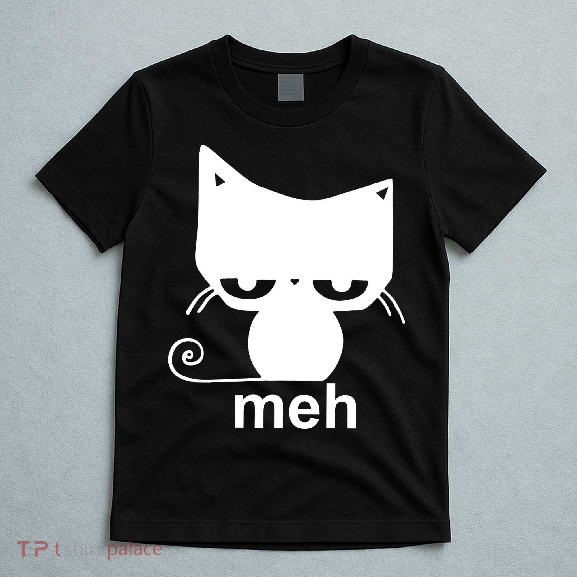 Meh Cat Funny Meme T-Shirt