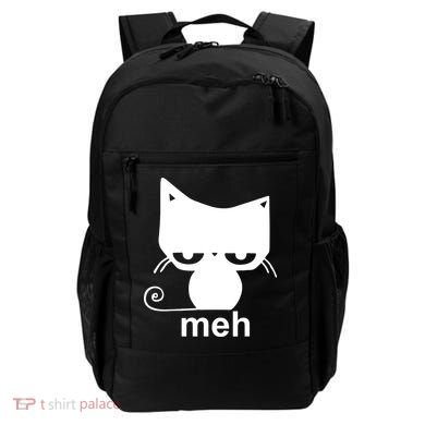 Meh Cat Funny Meme Backpack