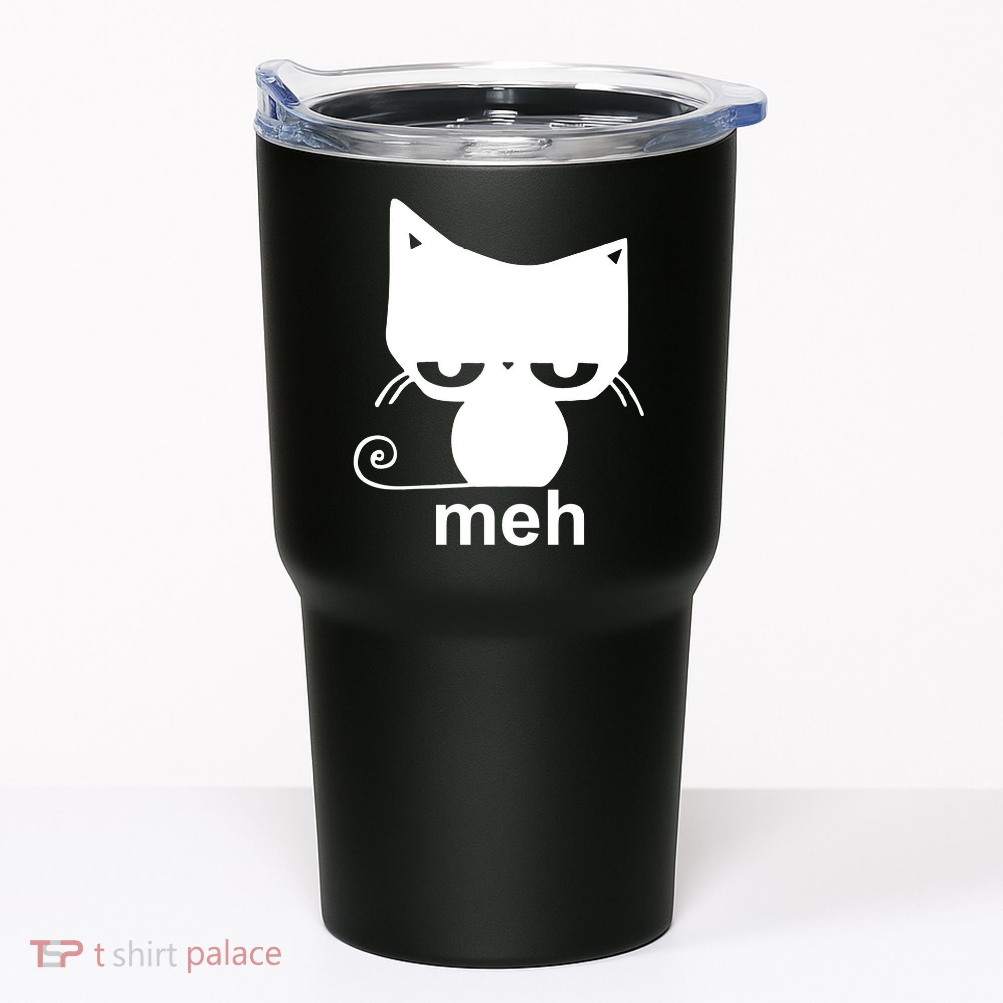 Meh Cat Funny Meme Tumbler
