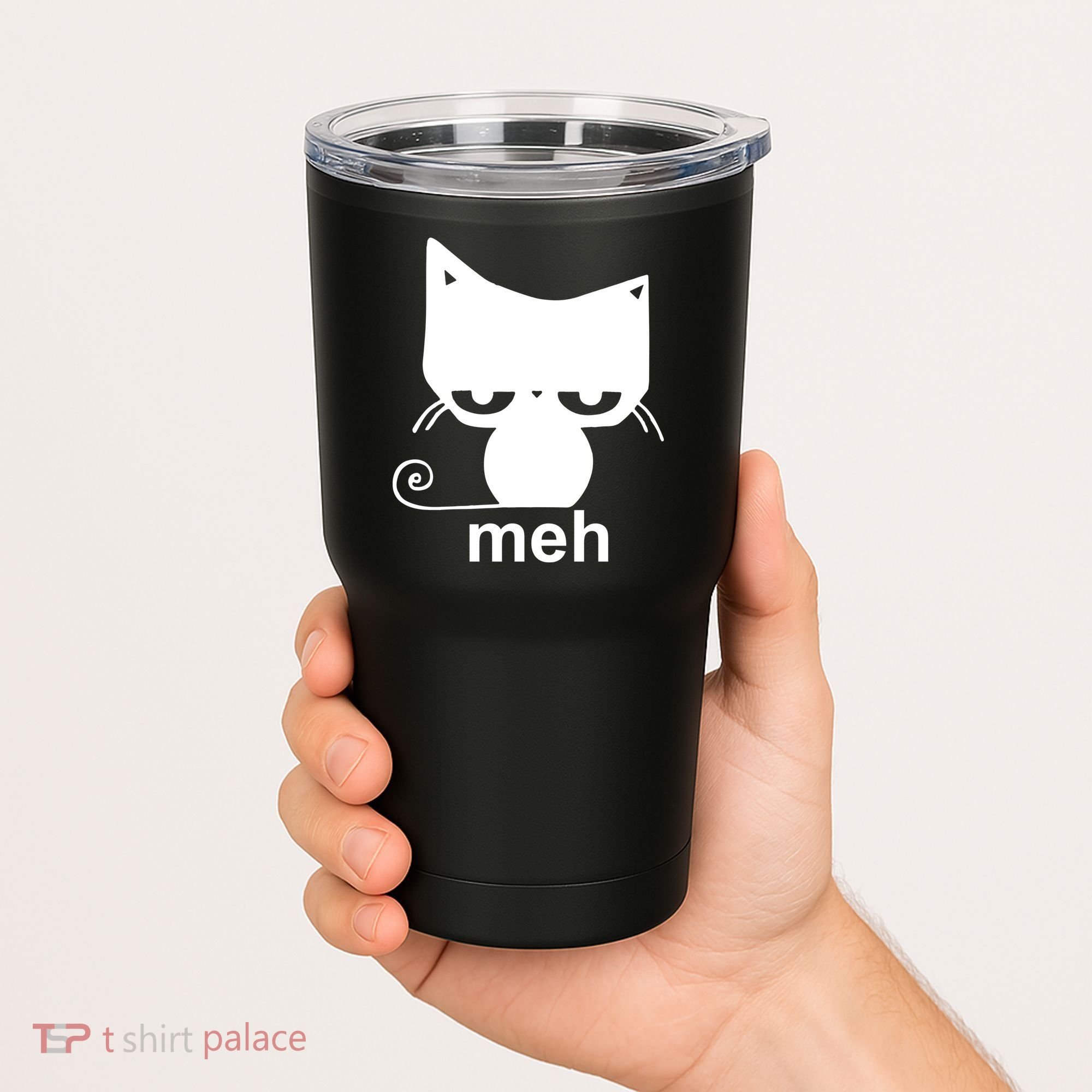 Meh Cat Funny Meme Tumbler