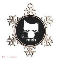 Meh Cat Funny Meme Ornament thumb 0