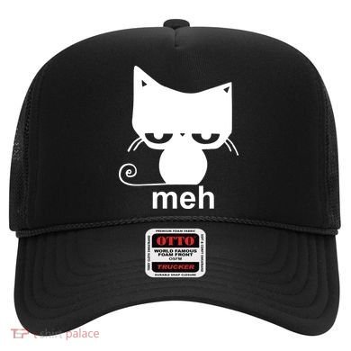 Meh Cat Funny Meme Hat