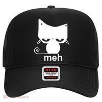 Meh Cat Funny Meme Hat thumb 0