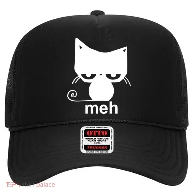 Meh Cat Funny Meme Hat