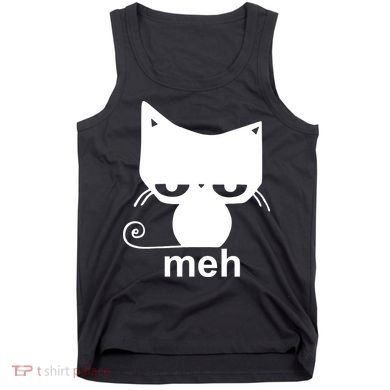 Meh Cat Funny Meme Tank Top