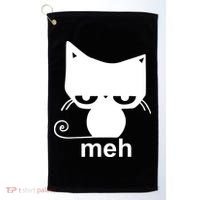 Meh Cat Funny Meme Golf Towel thumb 0