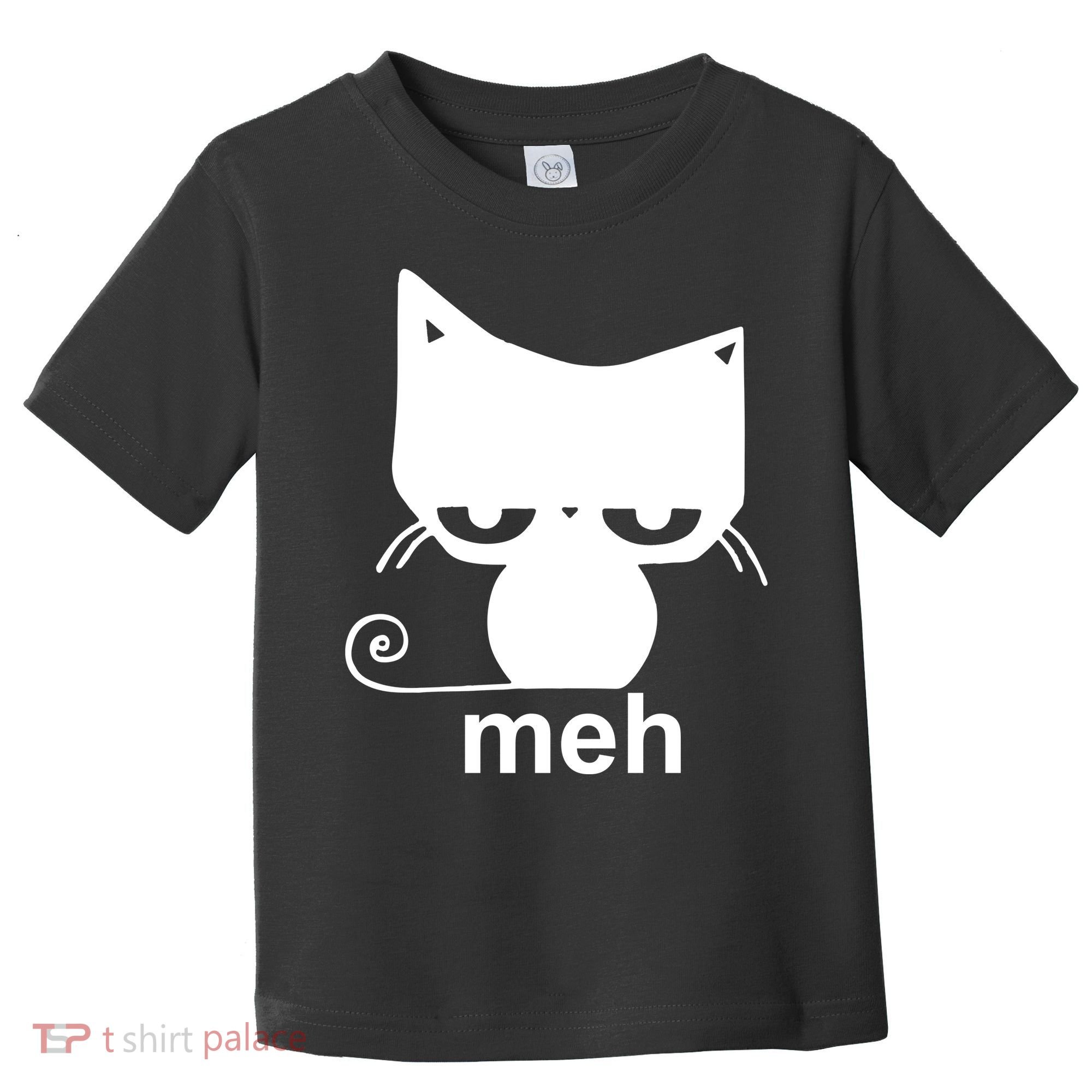 Meh Cat Funny Meme Toddler T-Shirt