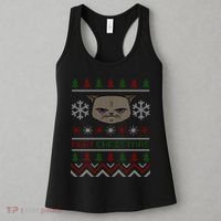 MEH! Christmas Cat Ugly Sweater Women's Tank Top thumb 3