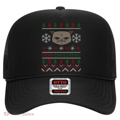 MEH! Christmas Cat Ugly Sweater Hat