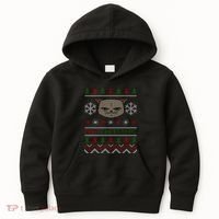 MEH! Christmas Cat Ugly Sweater Kids Hoodie thumb 0