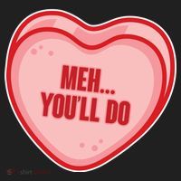 Meh You'll Do Funny Anti Valentine Hat thumb 2