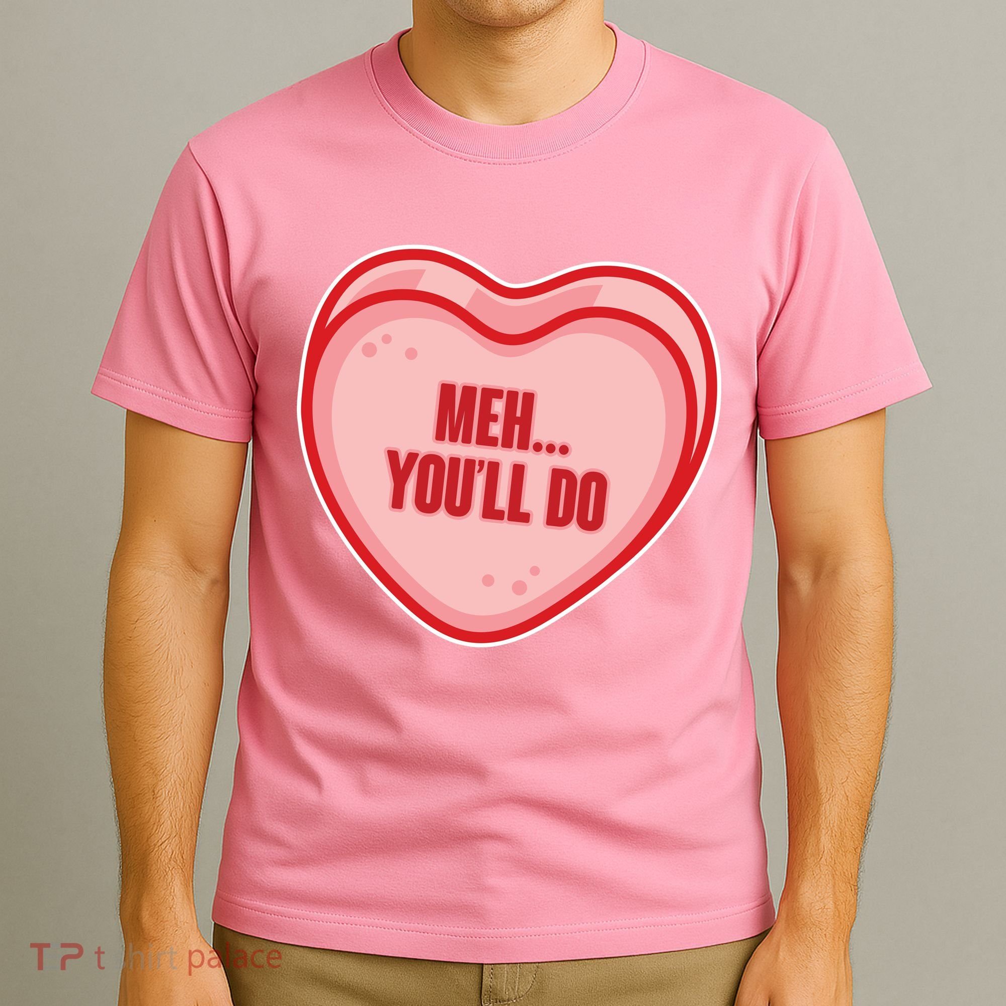 Meh You'll Do Funny Anti Valentine T-Shirt