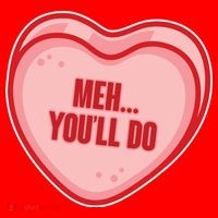Meh You'll Do Funny Anti Valentine Santa Hat thumb 1