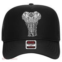 Mandala Elephant Hastin Gaja Pattern Yoga Great Gift Hat thumb 0