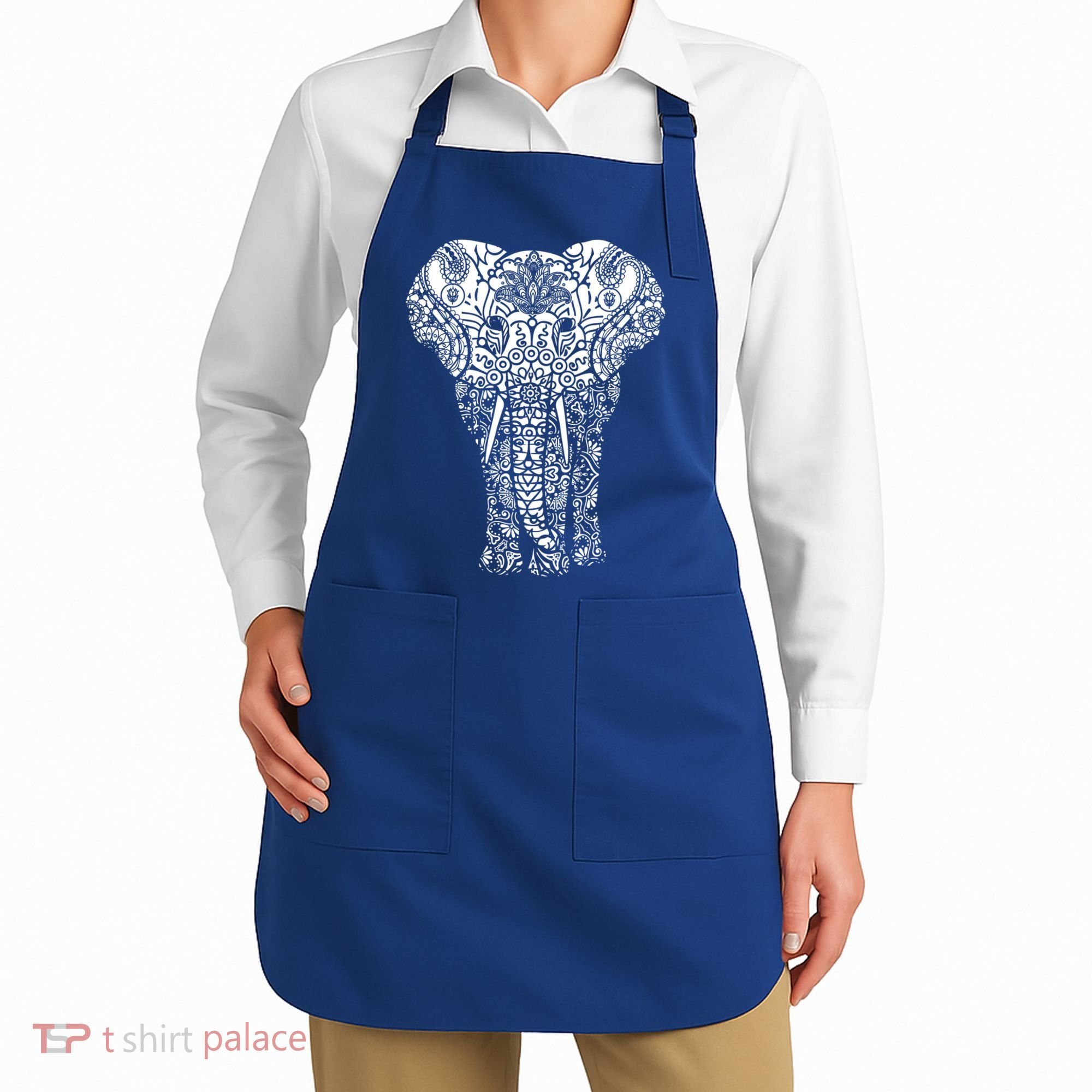 Mandala Elephant Hastin Gaja Pattern Yoga Great Gift Apron