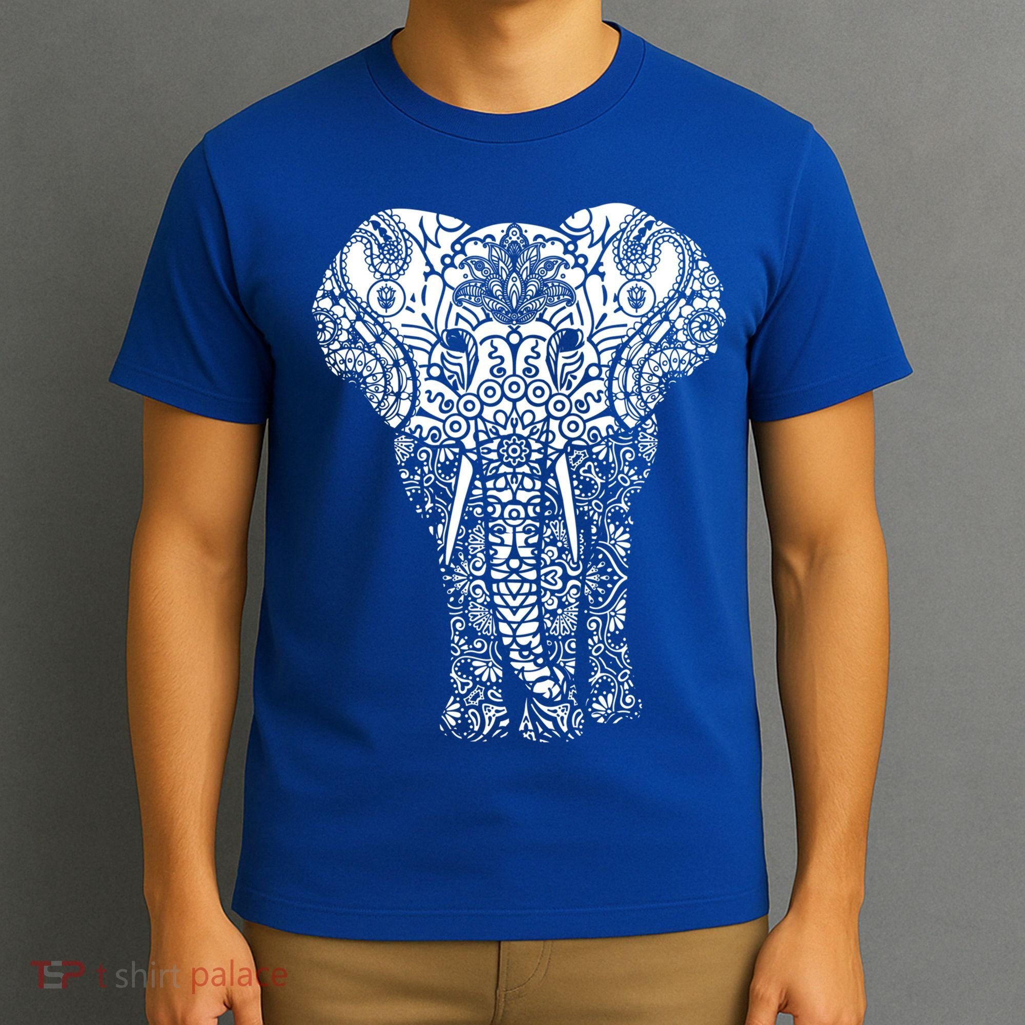 Mandala Elephant Hastin Gaja Pattern Yoga Great Gift T-Shirt