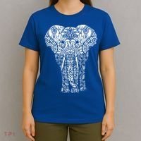 Mandala Elephant Hastin Gaja Pattern Yoga Great Gift T-Shirt thumb 4