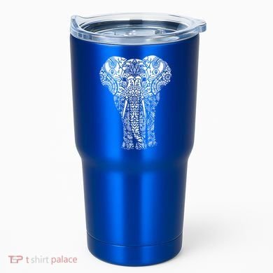 Mandala Elephant Hastin Gaja Pattern Yoga Great Gift Tumbler