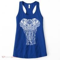 Mandala Elephant Hastin Gaja Pattern Yoga Great Gift Women's Tank Top thumb 0