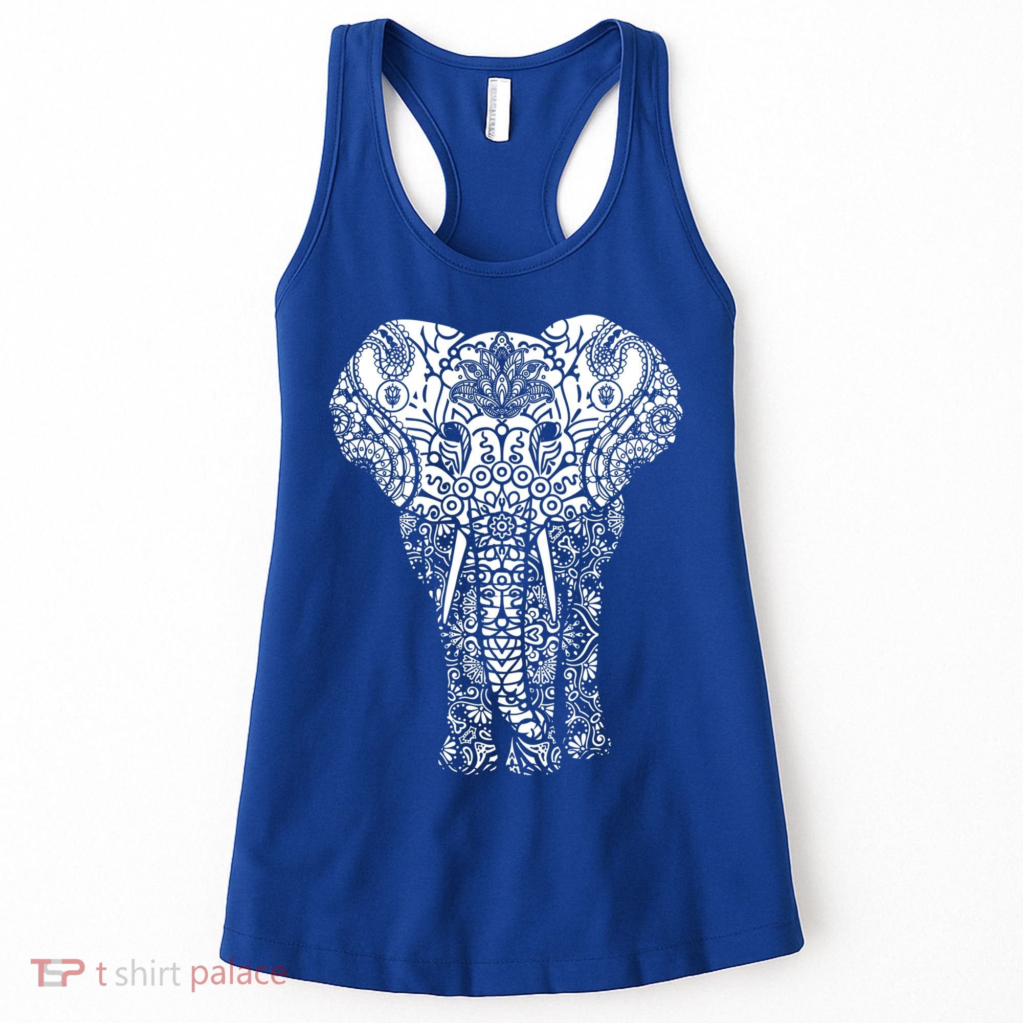 Mandala Elephant Hastin Gaja Pattern Yoga Great Gift Women's Tank Top