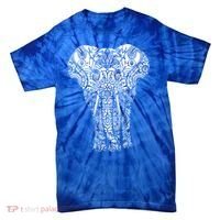 Mandala Elephant Hastin Gaja Pattern Yoga Great Gift Tie-Dye T-Shirt thumb 0