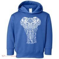 Mandala Elephant Hastin Gaja Pattern Yoga Great Gift Toddler Hoodie thumb 0