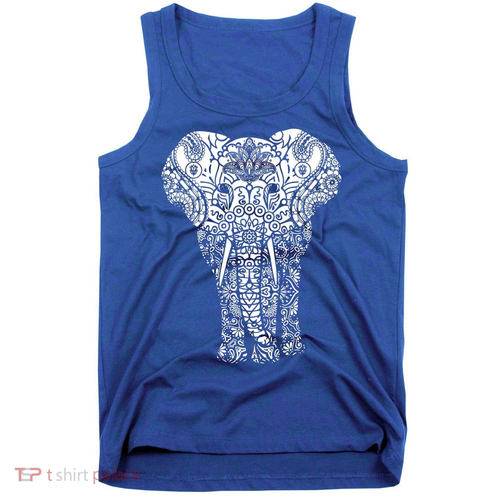 Mandala Elephant Hastin Gaja Pattern Yoga Great Gift Tank Top