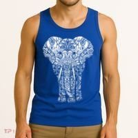 Mandala Elephant Hastin Gaja Pattern Yoga Great Gift Tank Top thumb 3