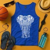 Mandala Elephant Hastin Gaja Pattern Yoga Great Gift Tank Top thumb 4