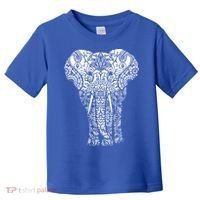 Mandala Elephant Hastin Gaja Pattern Yoga Great Gift Toddler T-Shirt thumb 0