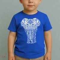 Mandala Elephant Hastin Gaja Pattern Yoga Great Gift Toddler T-Shirt thumb 2