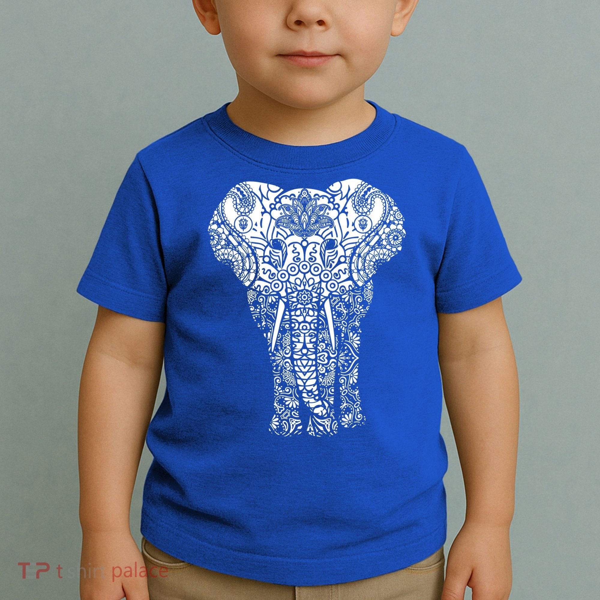 Mandala Elephant Hastin Gaja Pattern Yoga Great Gift Toddler T-Shirt