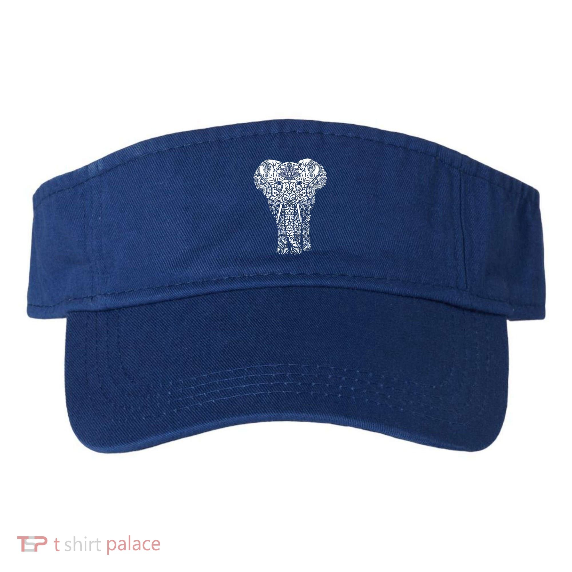 Mandala Elephant Hastin Gaja Pattern Yoga Great Gift Visor