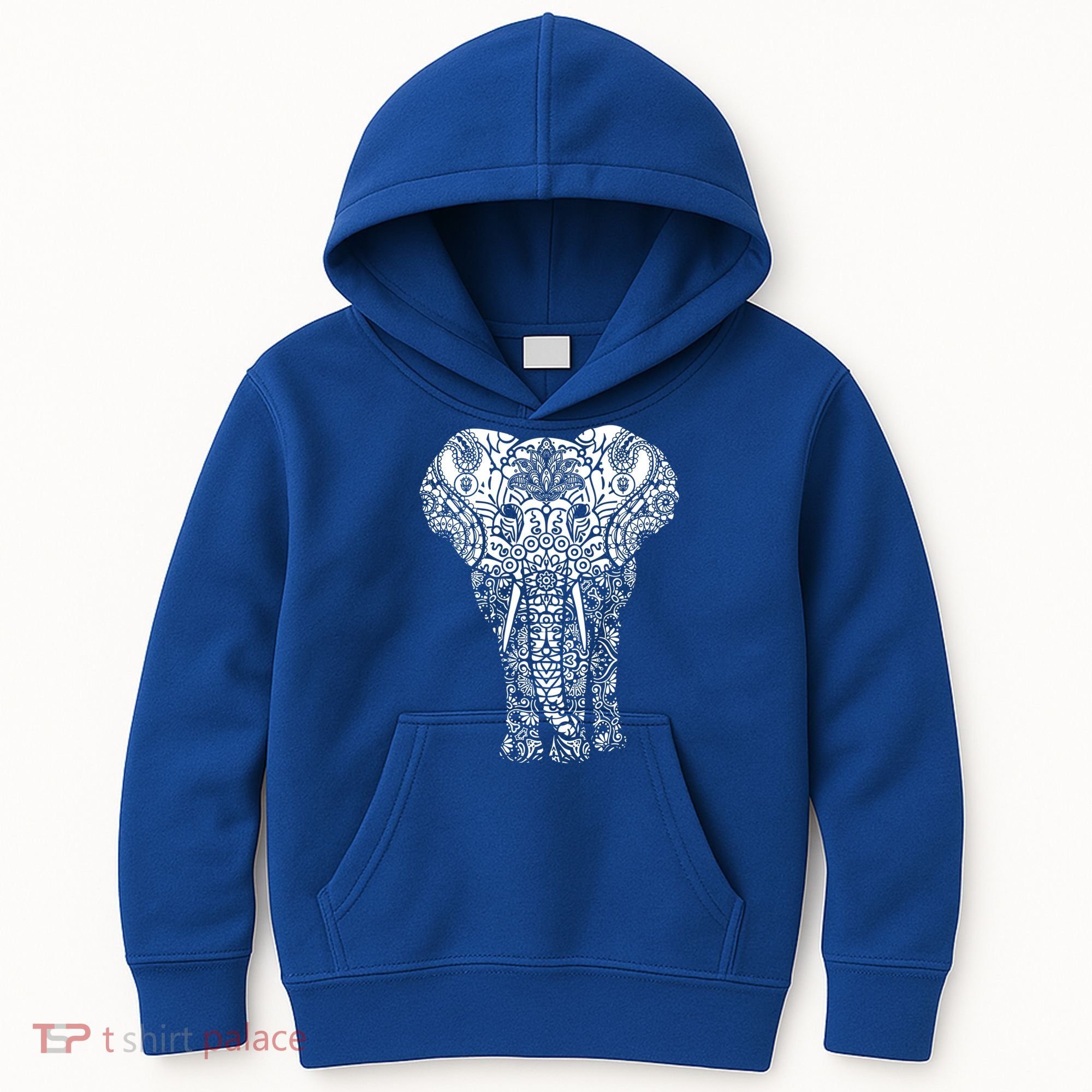 Mandala Elephant Hastin Gaja Pattern Yoga Great Gift Kids Hoodie