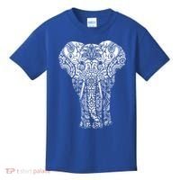 Mandala Elephant Hastin Gaja Pattern Yoga Great Gift Kids T-Shirt thumb 0