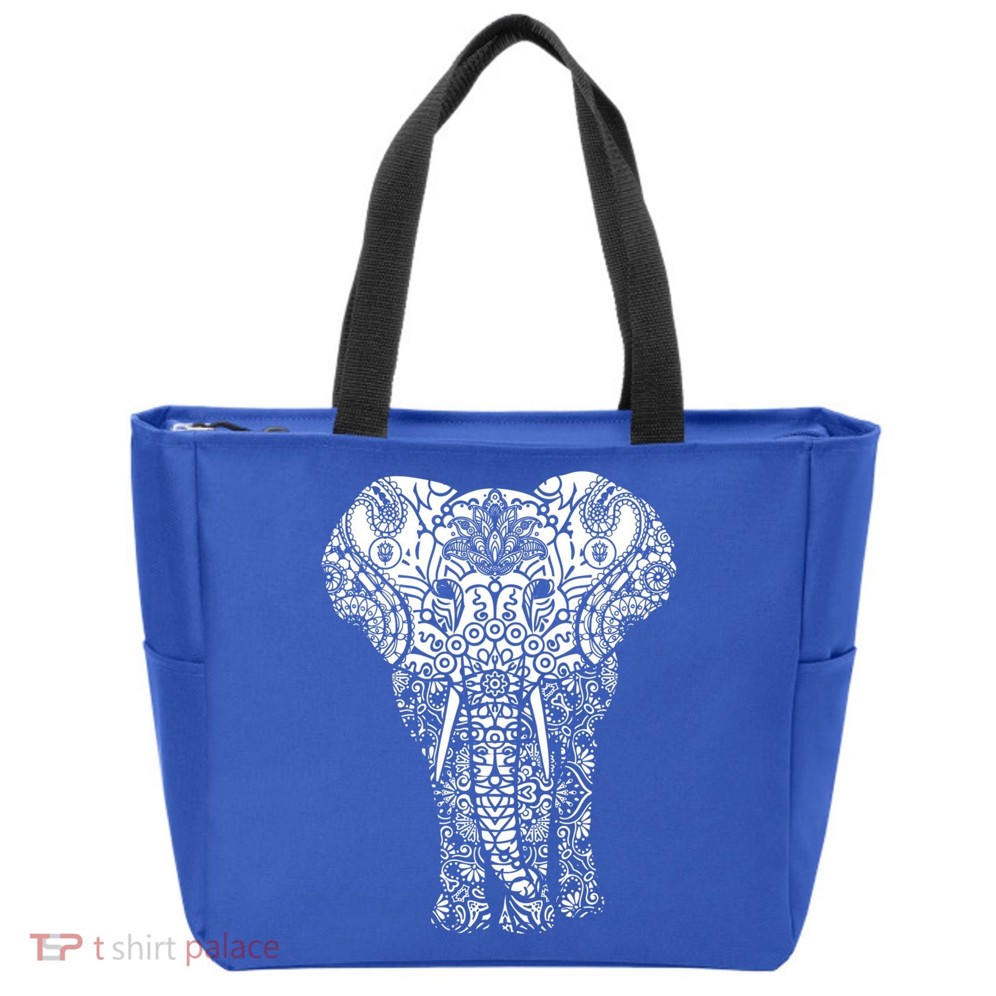 Mandala Elephant Hastin Gaja Pattern Yoga Great Gift Tote Bag