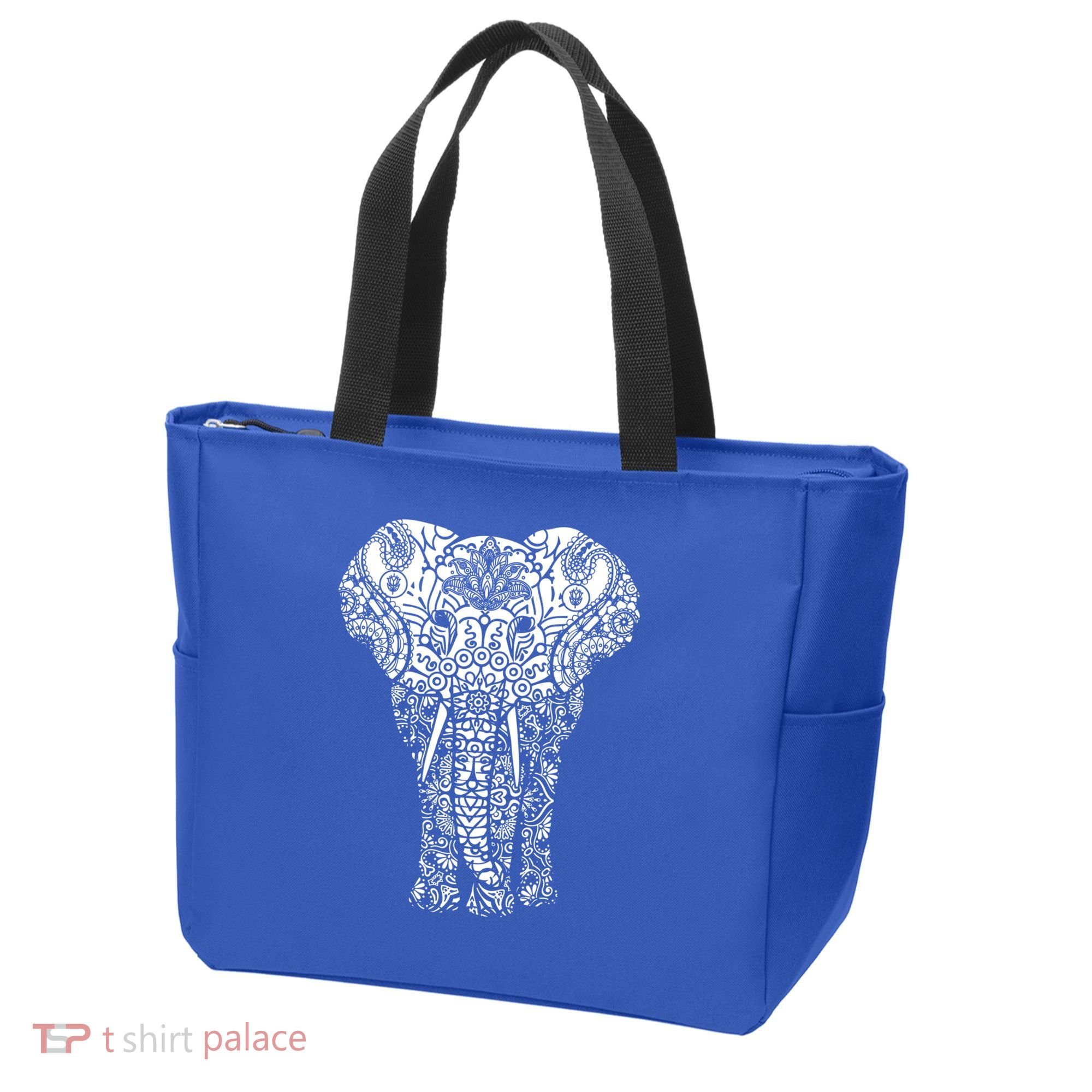 Mandala Elephant Hastin Gaja Pattern Yoga Great Gift Tote Bag