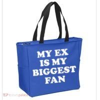 My Ex Is My Biggest Fan Shirts Funny Sayings Tote Bag thumb 2