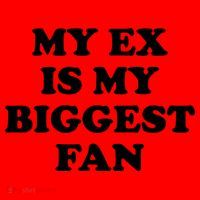 My Ex Is My Biggest Fan Shirts Funny Sayings Santa Hat thumb 1