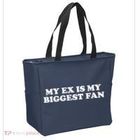 My Ex Is My Biggest Fan Shirts Funny Sayings Tote Bag thumb 2
