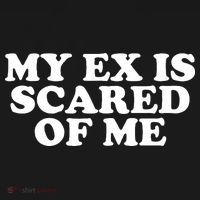 My Ex Is Scared of Me Ornament thumb 1