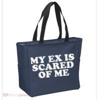 My Ex Is Scared of Me Tote Bag thumb 2